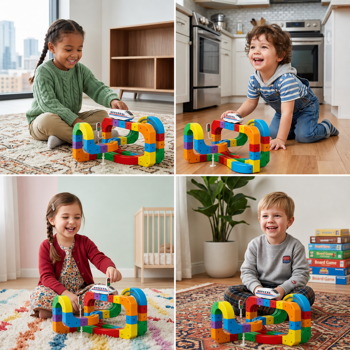 Magische Schienen-Würfel-Bahn Kinderspielzeug