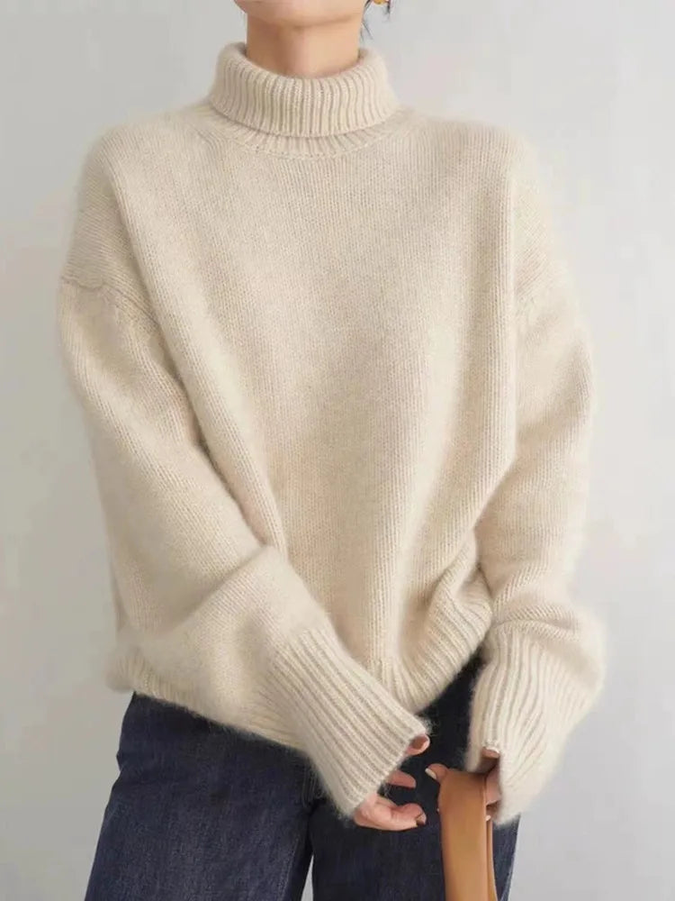 Eleganter Rollkragenpullover