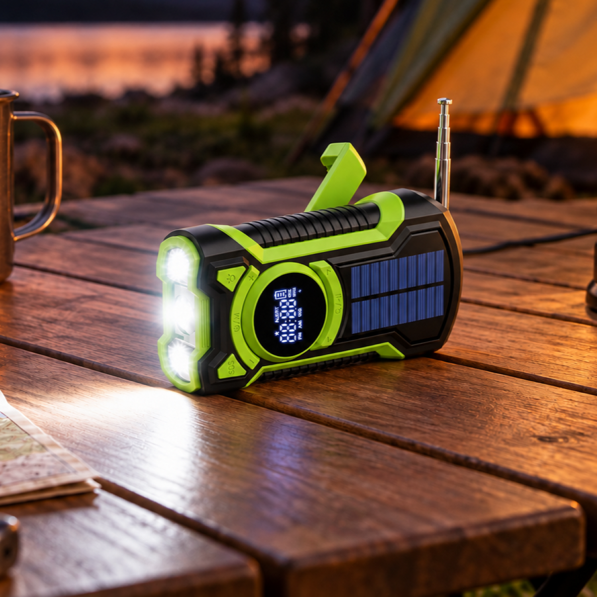 Nordspur | Crankora Handkurbel-Notfallradio