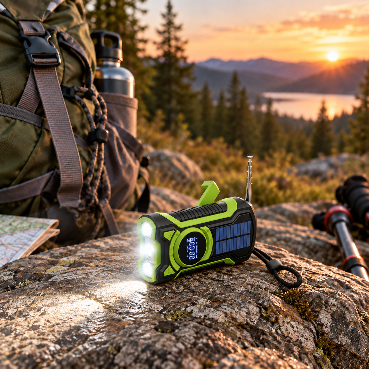 Nordspur | Crankora Handkurbel-Notfallradio