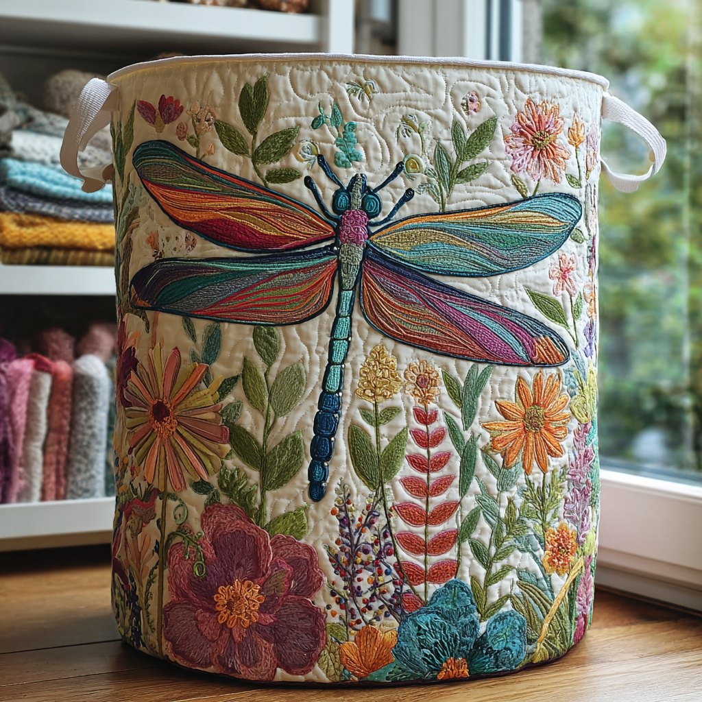 Dragonfly Garden Wäschekorb