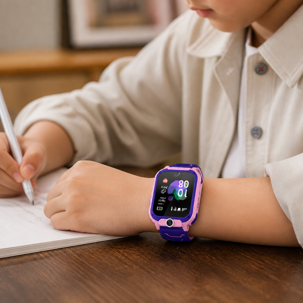 Kinder-Smartwatch mit Echtzeit-GPS, SOS und Kamera
