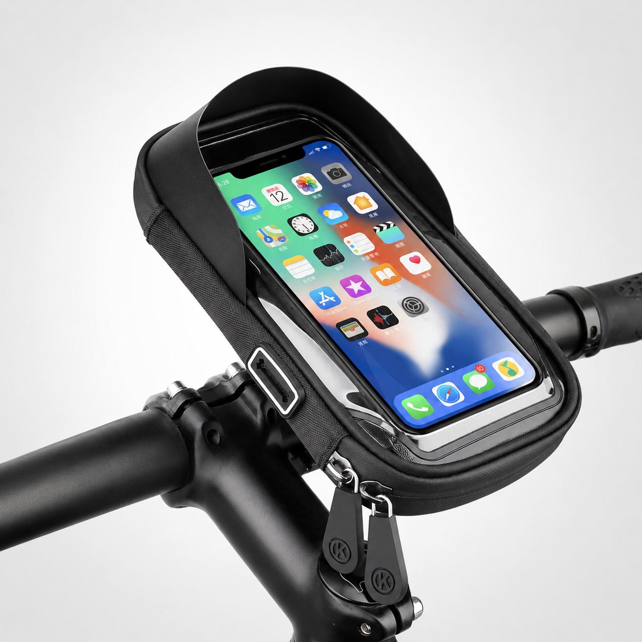 Fahrrad-Handyhalterung wasserdicht mit Touchscreen – TouchRide 6.4