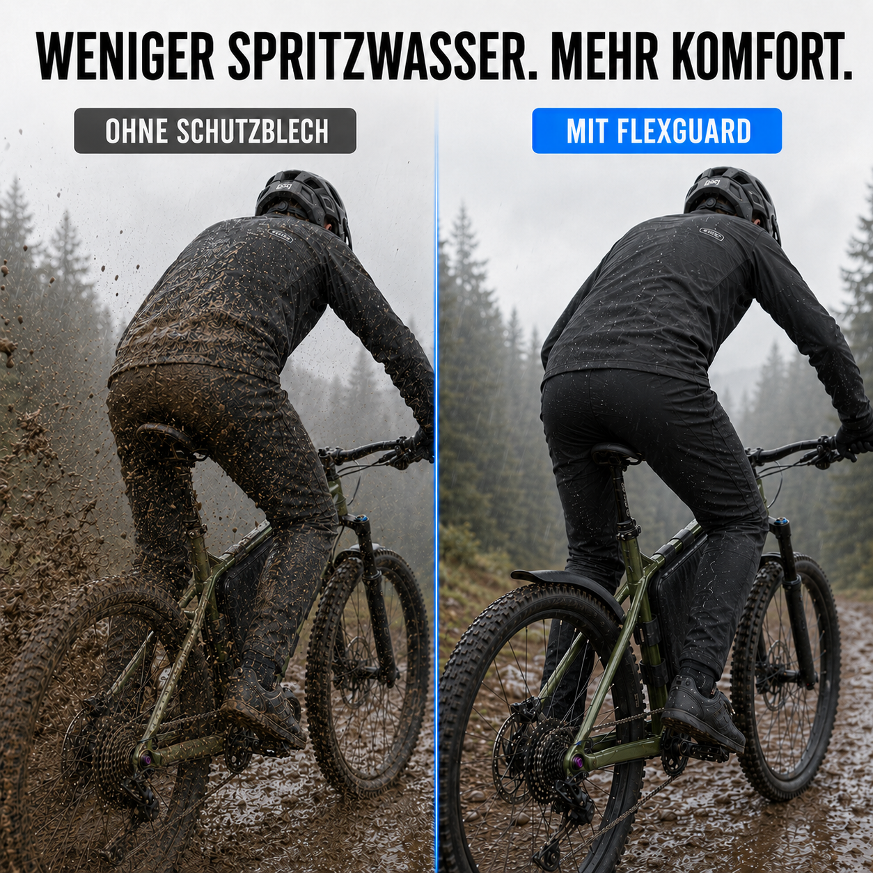 Fahrrad Schutzblech hinten – FlexGuard