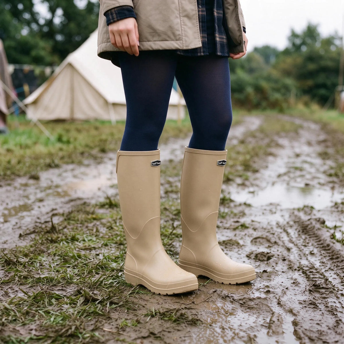 Festival Gummistiefel | Hohe Regenstiefel Für Schlamm
