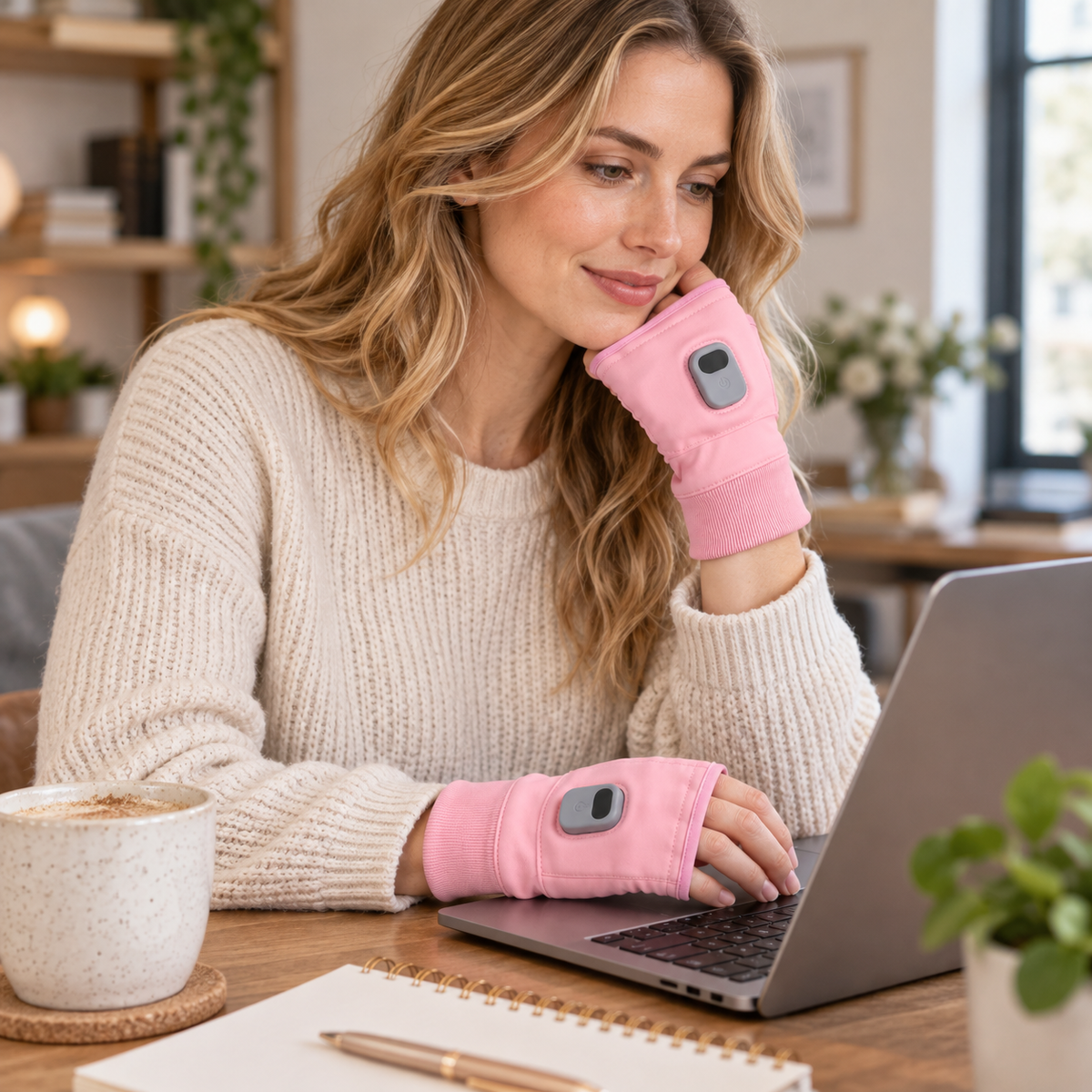 Fingerlose beheizte Handschuhe | 3 einstellbare Temperaturstufen