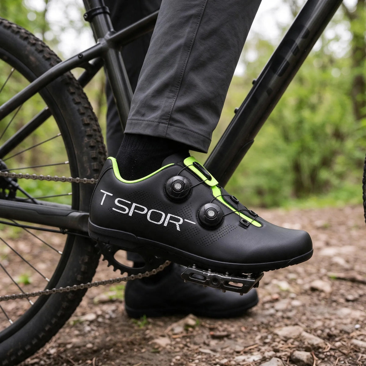 Flachpedal MTB Schuh Alternative Ohne Klickverbindung