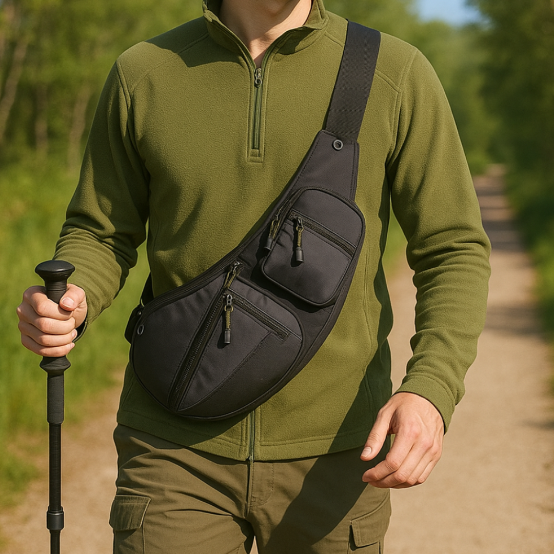Wasserabweisende Sling Bag Outdoor – FlexTrail Crosspack