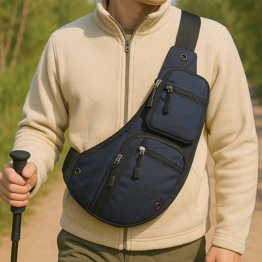 Wasserabweisende Sling Bag Outdoor – FlexTrail Crosspack