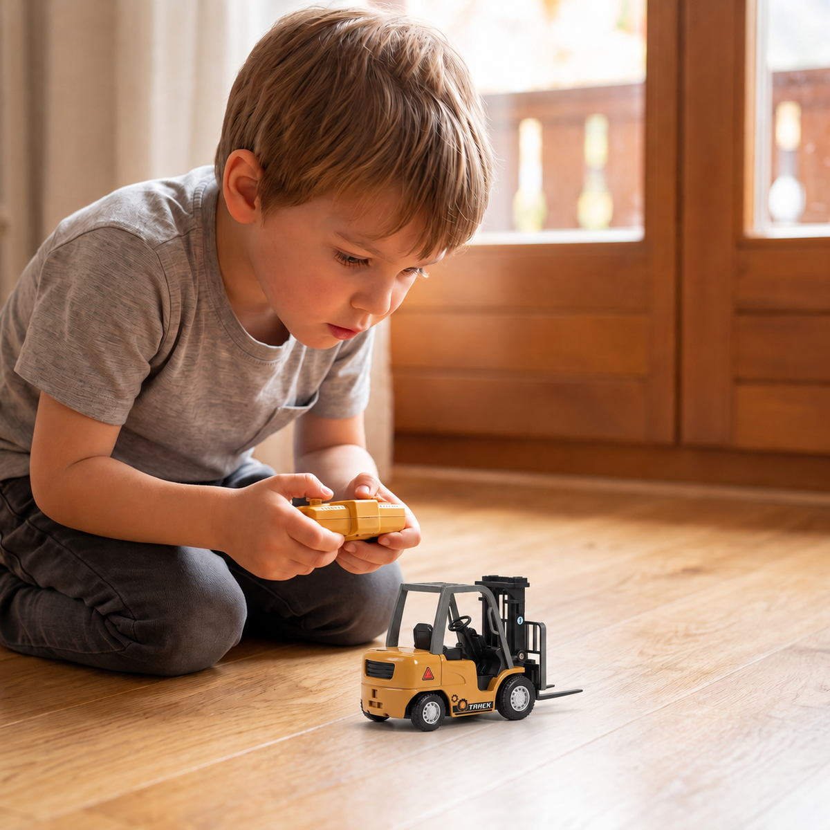 Ferngesteuerte Baufahrzeuge im Maßstab 1:64 – Gabelstapler, Bagger, Muldenkipper & Bulldozer