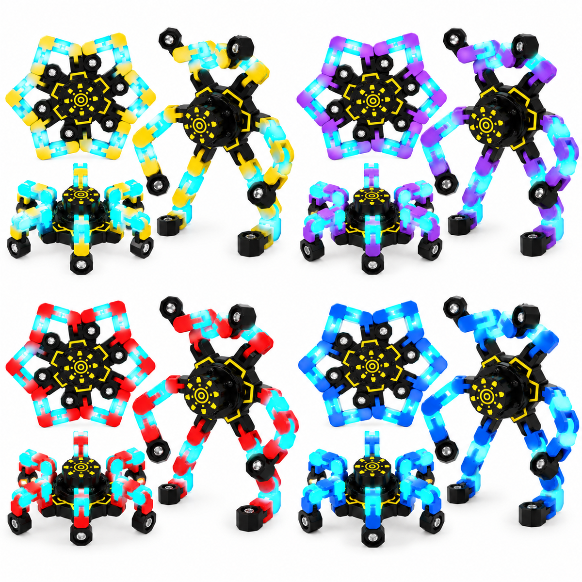 Transformierbarer Roboter Fidget Spinner zur Stresslinderung