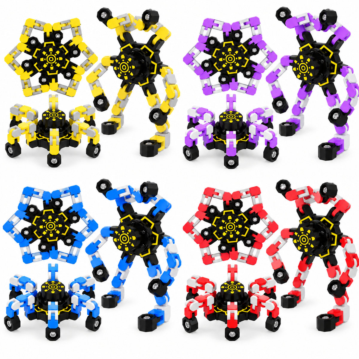 Transformierbarer Roboter Fidget Spinner zur Stresslinderung
