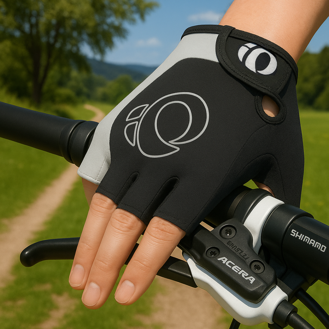 Radhandschuhe Unisex mit Gel, Halbfinger & Klettverschluss – GripWerk Ride