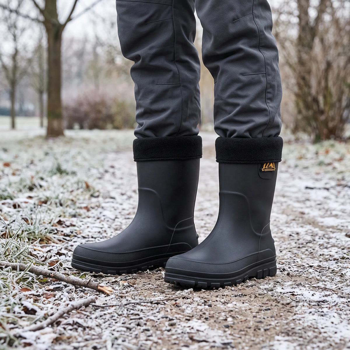 Gummistiefel Herren Größe 47 | Isolierte Regenstiefel