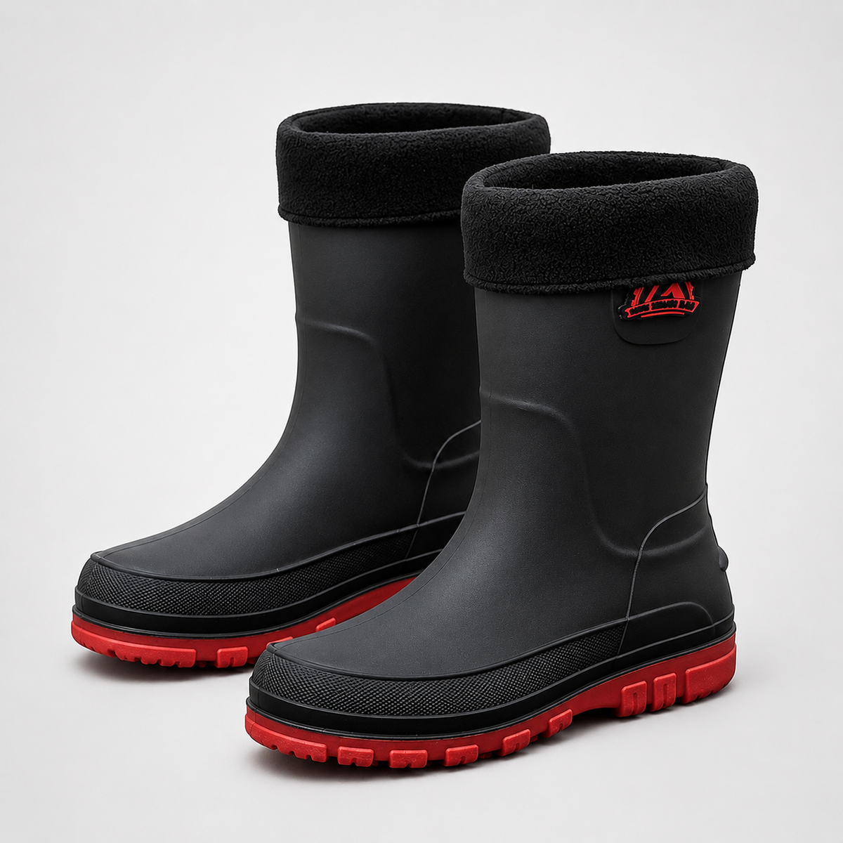 Gummistiefel Herren Schwarz – Isolierte Regenstiefel