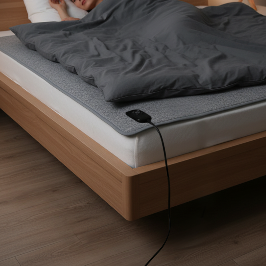Elektrische Heizmatte 160×80 cm mit 6 Heizbereichen & USB-C – HeatZone Blanket