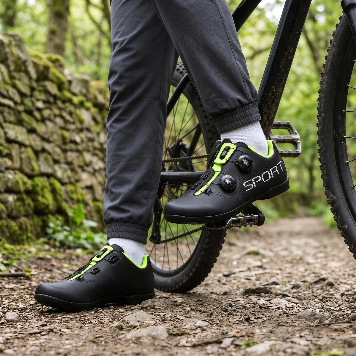 Herren MTB Flachpedal Schuh Ohne Klickverbindung