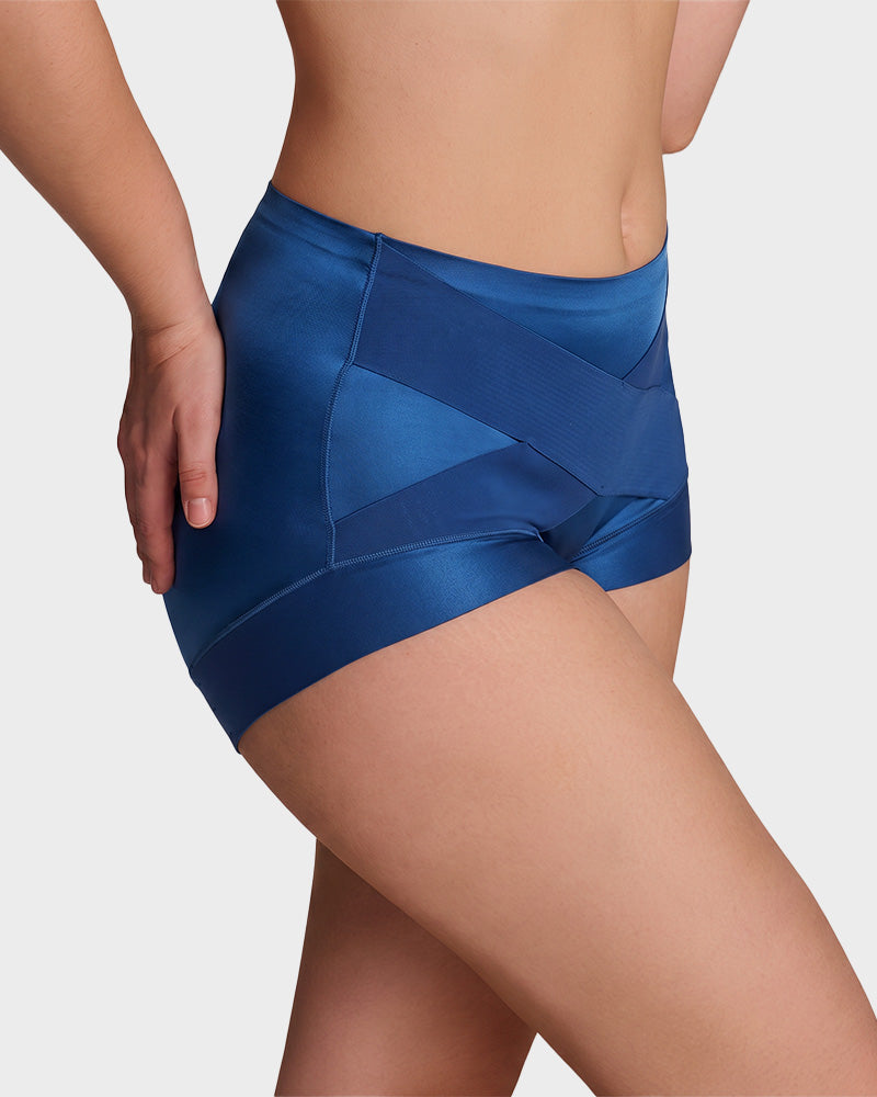 High-Waist Cross Compression Formende Panties (6er Pack)