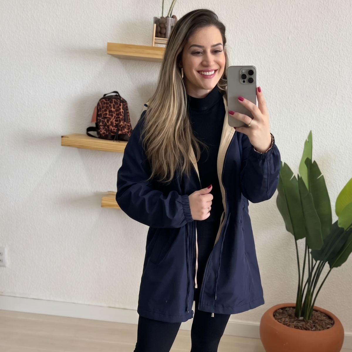 Doppelseitige Parka