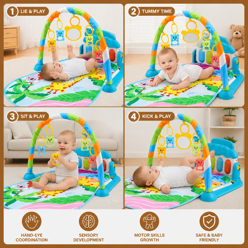 Kick & Play Baby Aktivitätsmatte