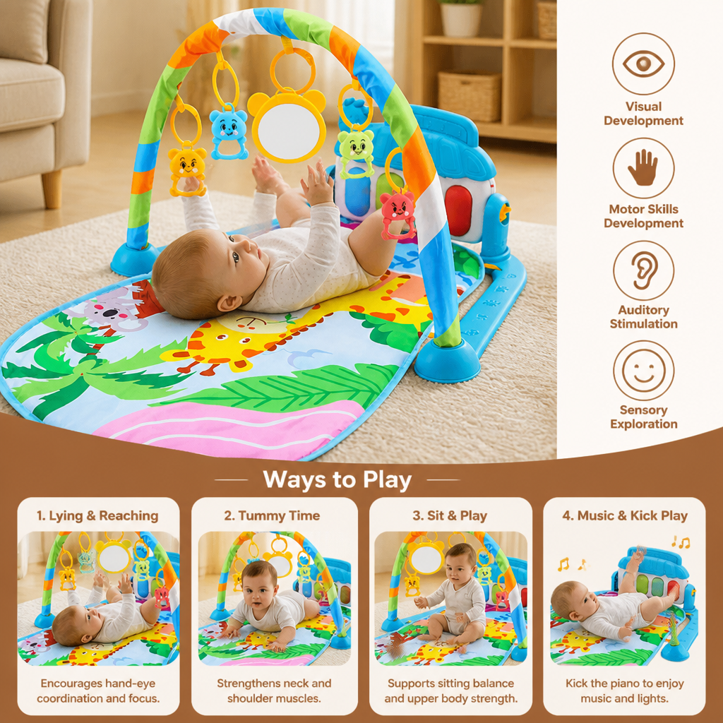 Kick & Play Baby Aktivitätsmatte