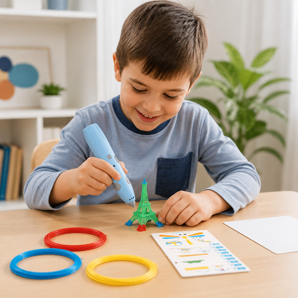 Niedrigtemperatur-3D-Stift-Set für Kinder – Sicheres DIY-STEM-Zeichenset