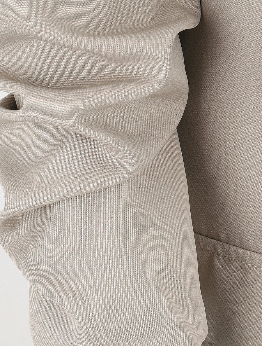 Gerader Blazer mit Schulterpolstern