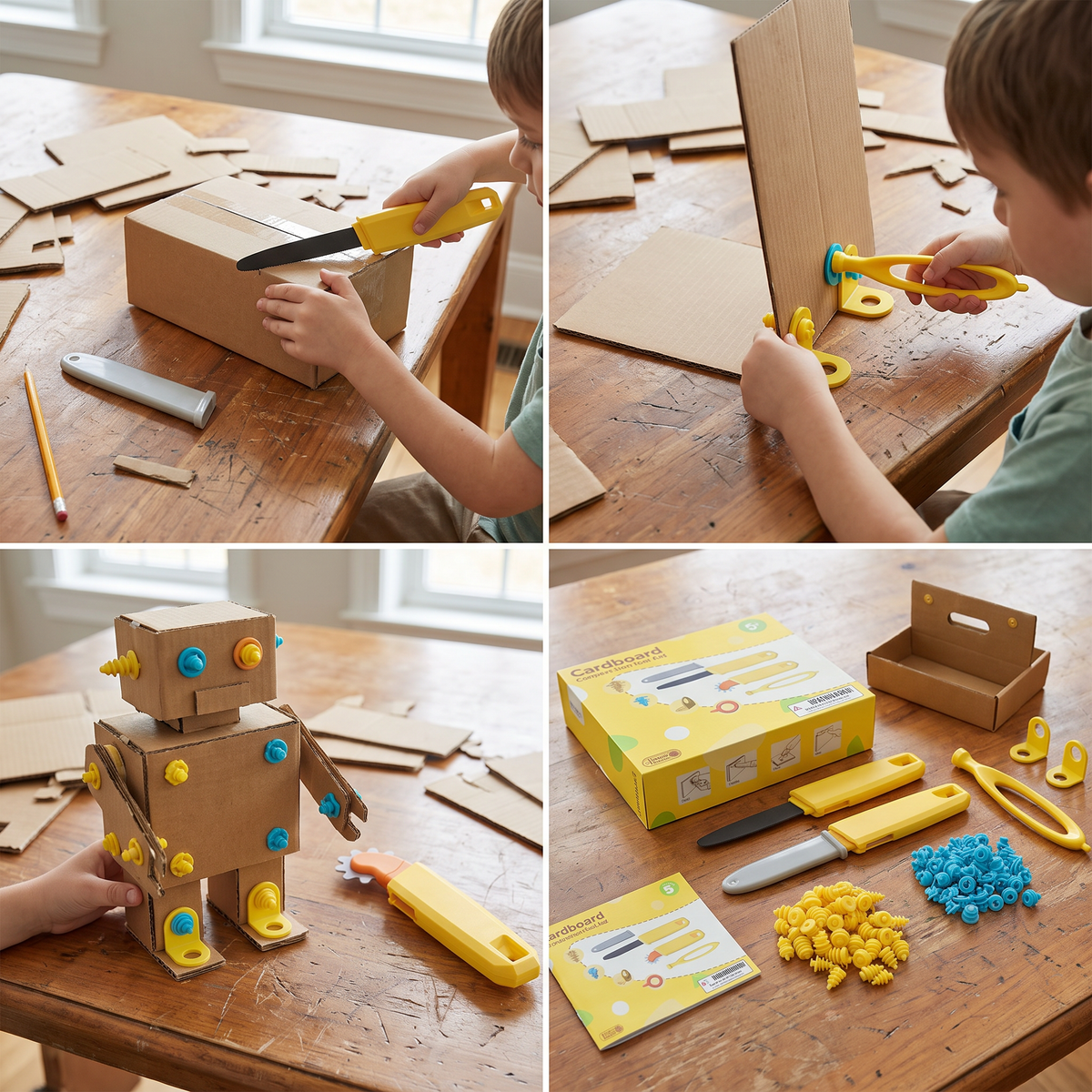 Kinder Karton Konstruktions-Werkzeugset