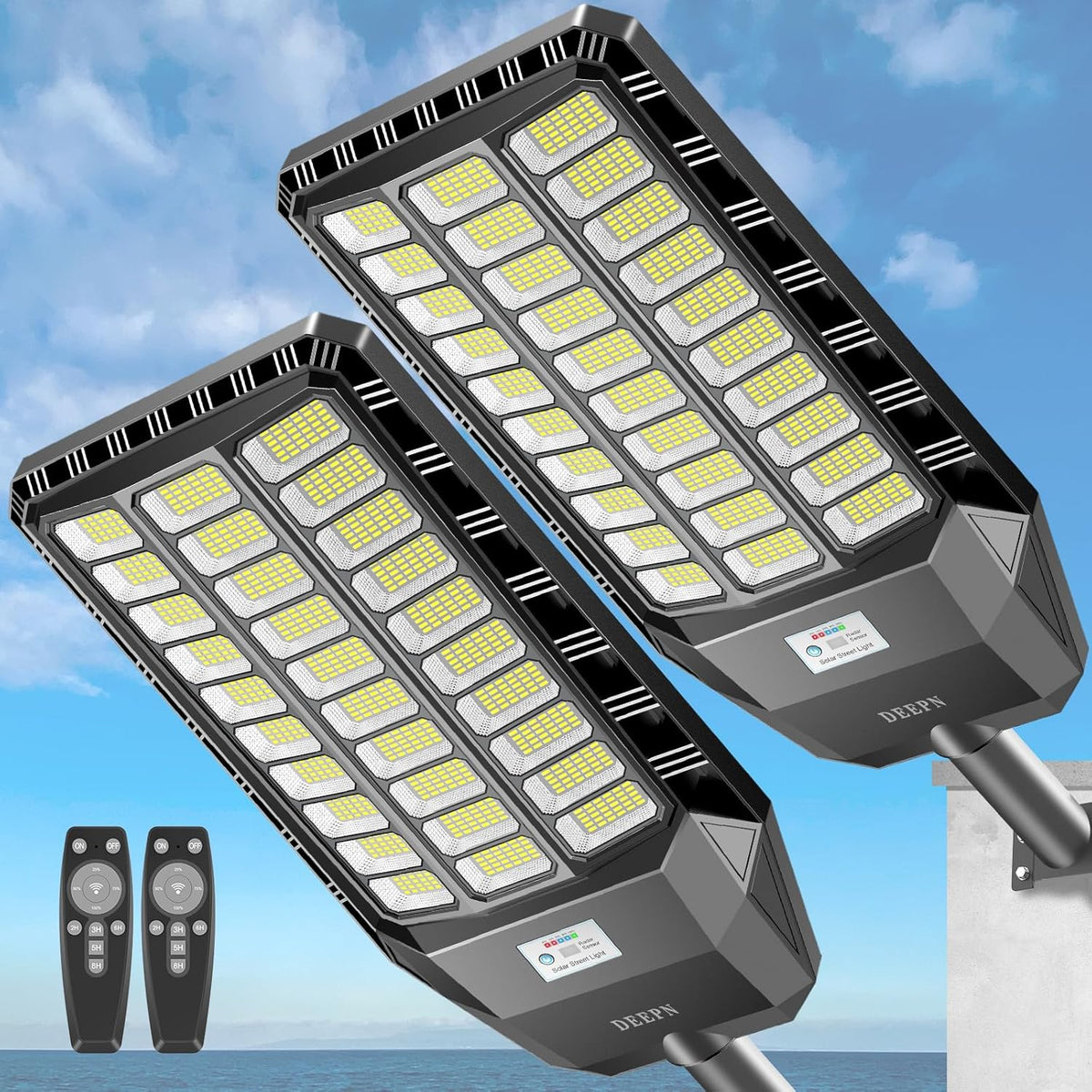 Solar LED Straßenlaterne – Ultra helle Außen-Sicherheitsleuchte