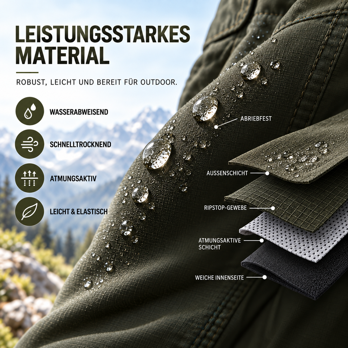 Nordspur | Ridgeclip Zip-Off Outdoor-Hose
