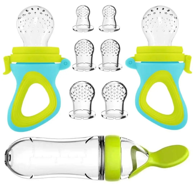 Baby-Fütterer mit Easy-Grip für frisches Obst und Zahnungshilfe