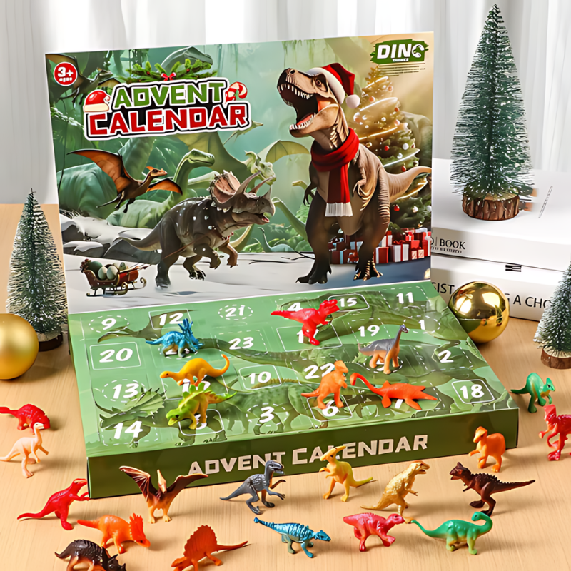 Dinozauber – 24-tägiger Adventskalender voller Überraschungen