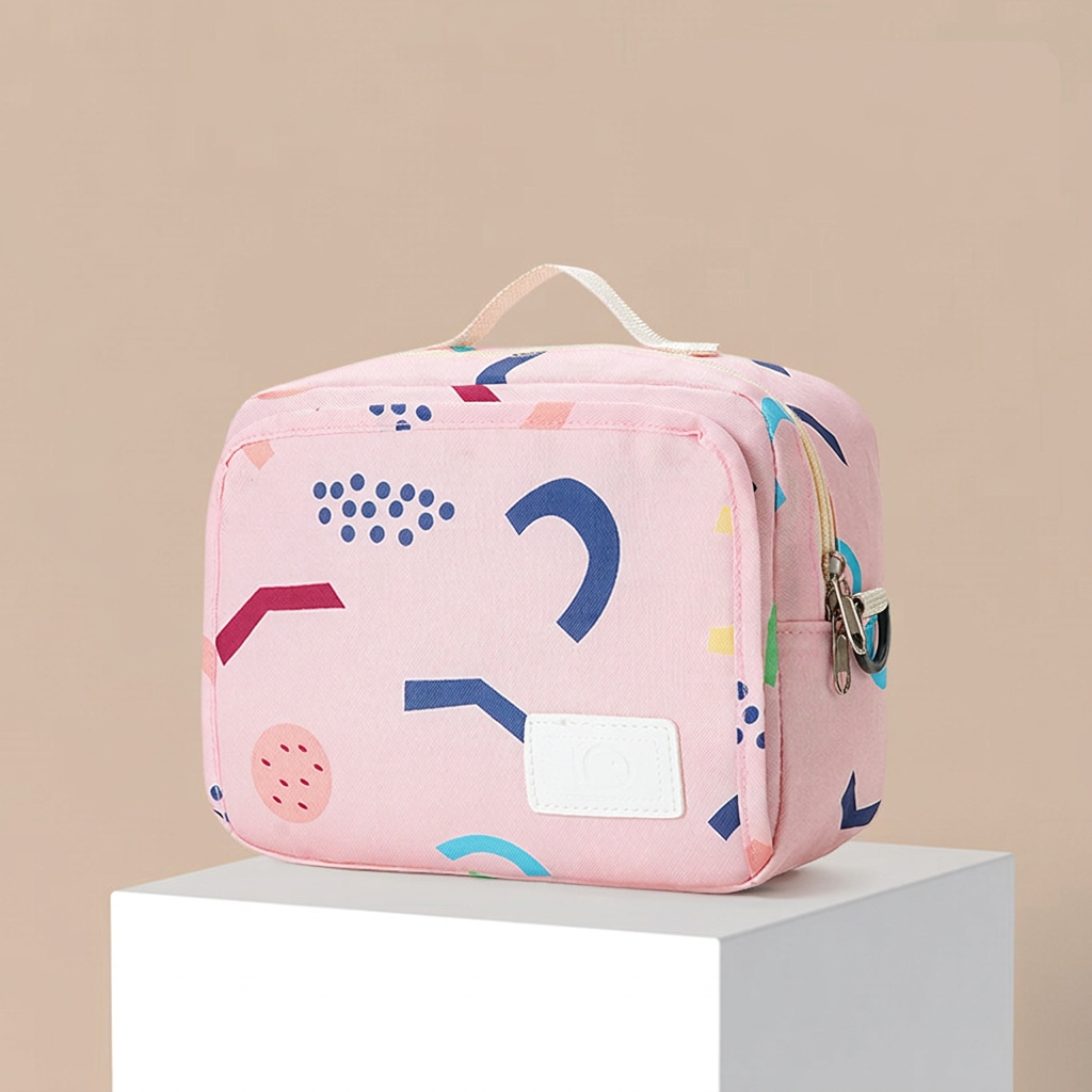 3-in-1 Kinderwagen-Organizer-Tasche – Wasserdichte Windel-Aufbewahrung mit isolierten Fächern