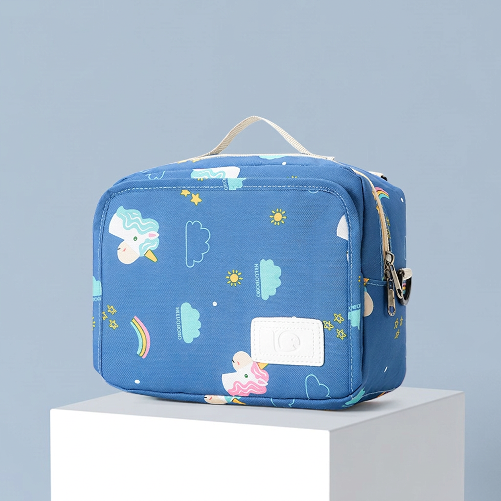 3-in-1 Kinderwagen-Organizer-Tasche – Wasserdichte Windel-Aufbewahrung mit isolierten Fächern