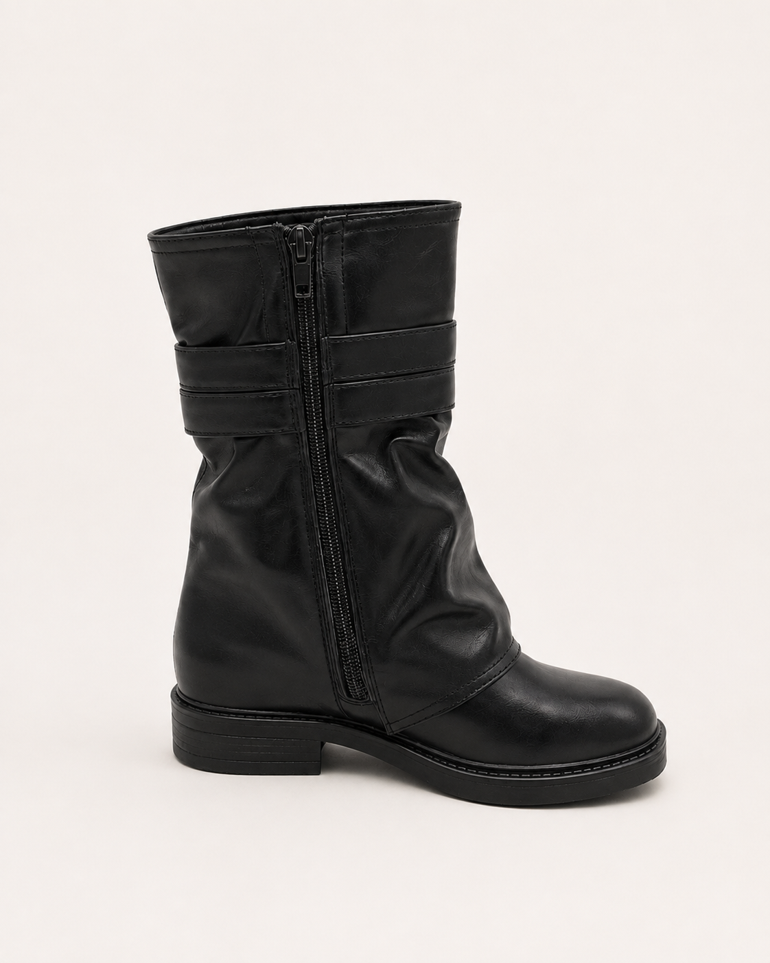 Miley Biker Boots - Schwarz