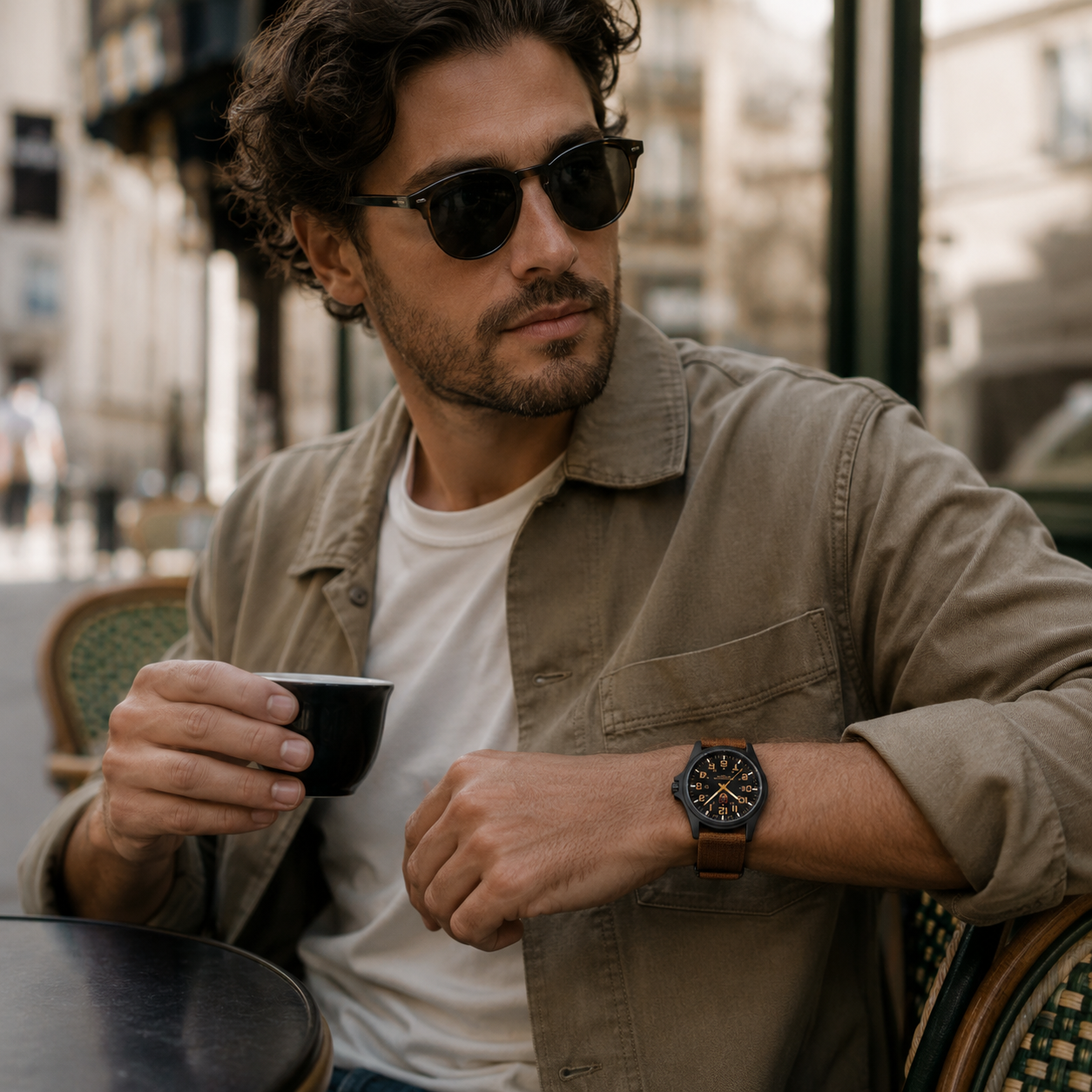 Militär Armbanduhr Edelstahl 45mm wasserdicht & robust – IronTrek Watch