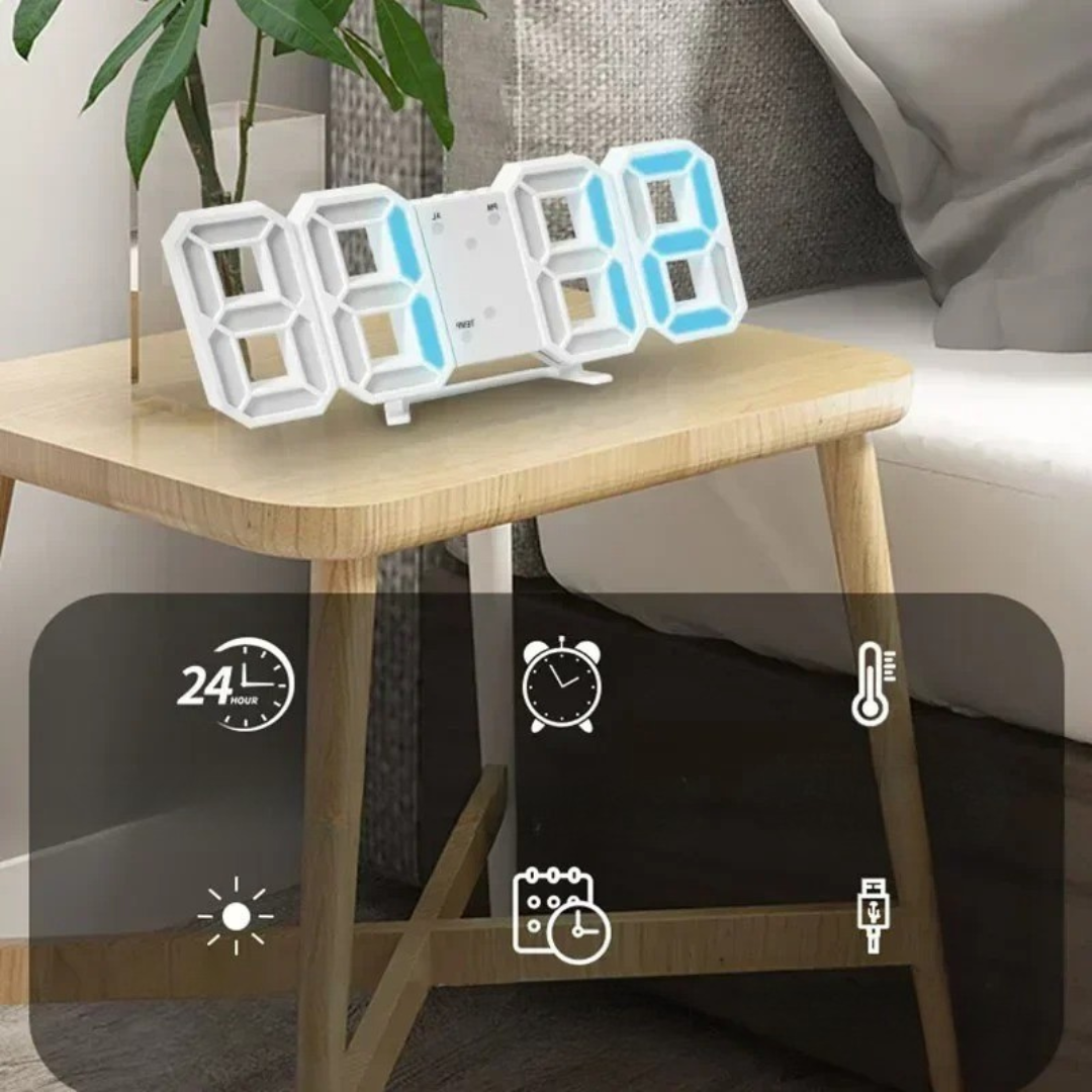 Nordspur | Chronova Moderne LED-Digitalwandhuhr