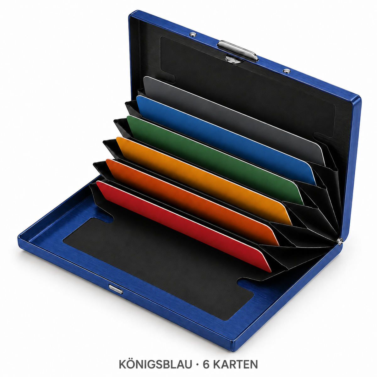 Nordspur | RFID-Blocking Karten-Geldbörse aus Edelstahl – Organisiert, Sicher & Taschenfertig
