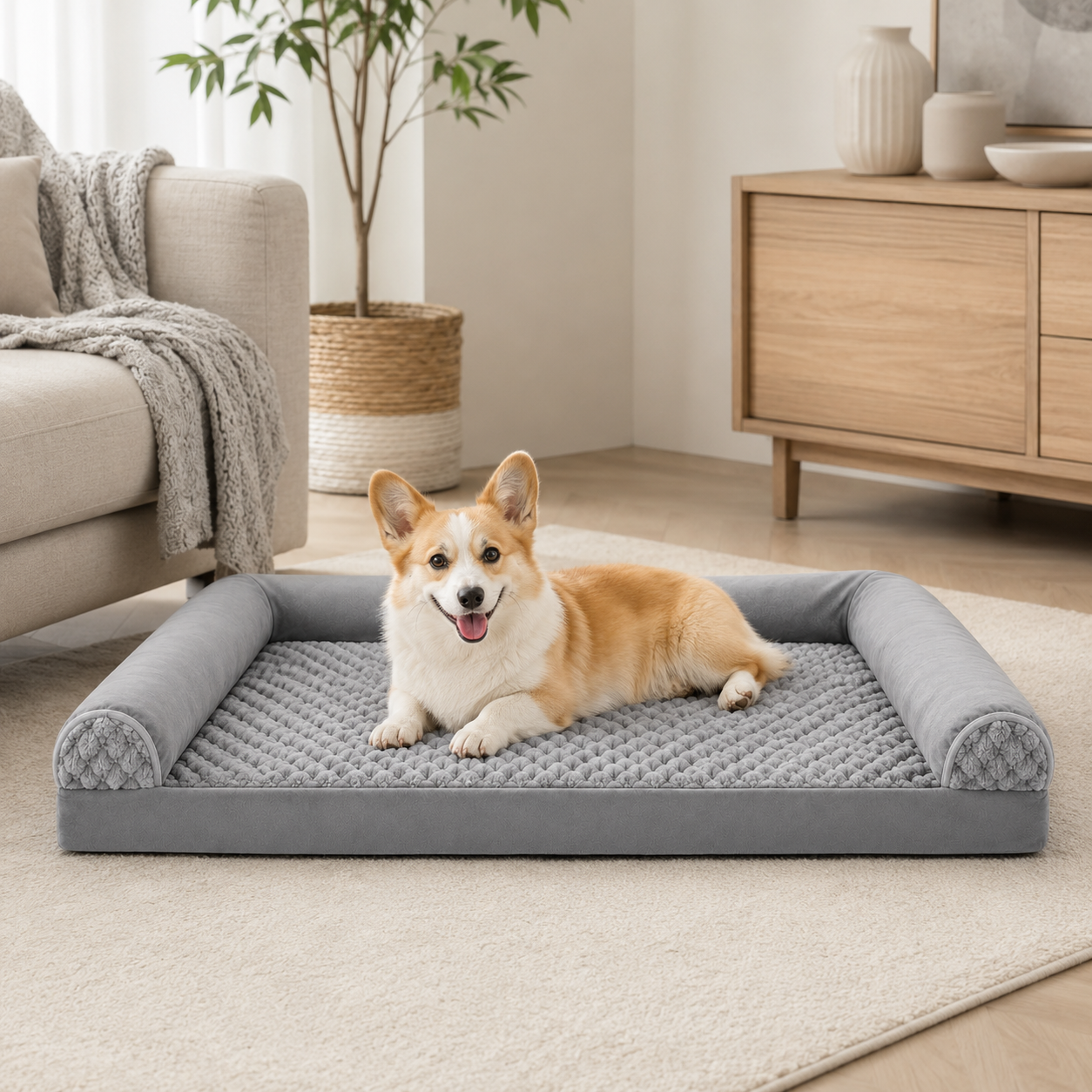 Nordspur | Slumberpaw Extra Großes Orthopädisches Hundebett