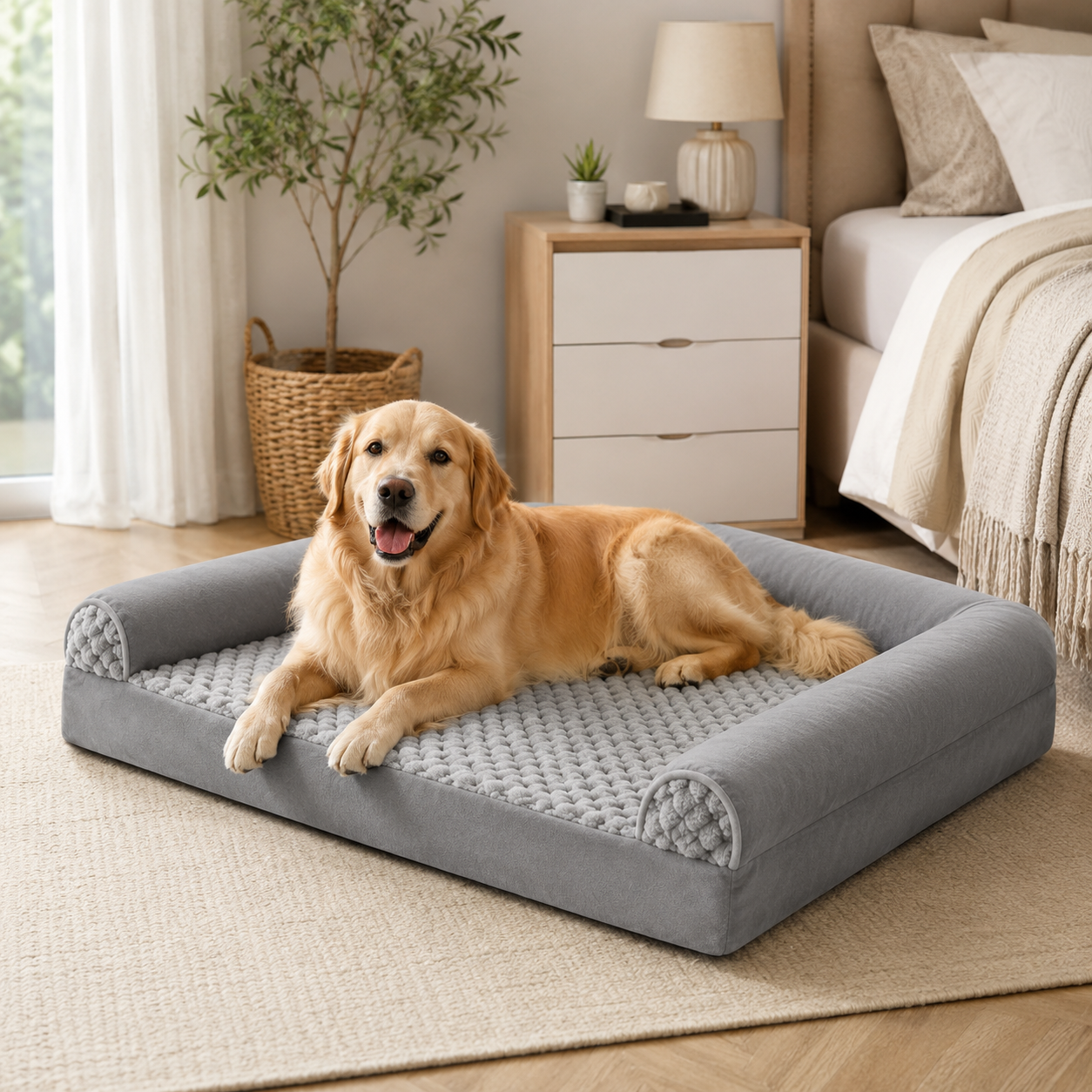Nordspur | Slumberpaw Extra Großes Orthopädisches Hundebett