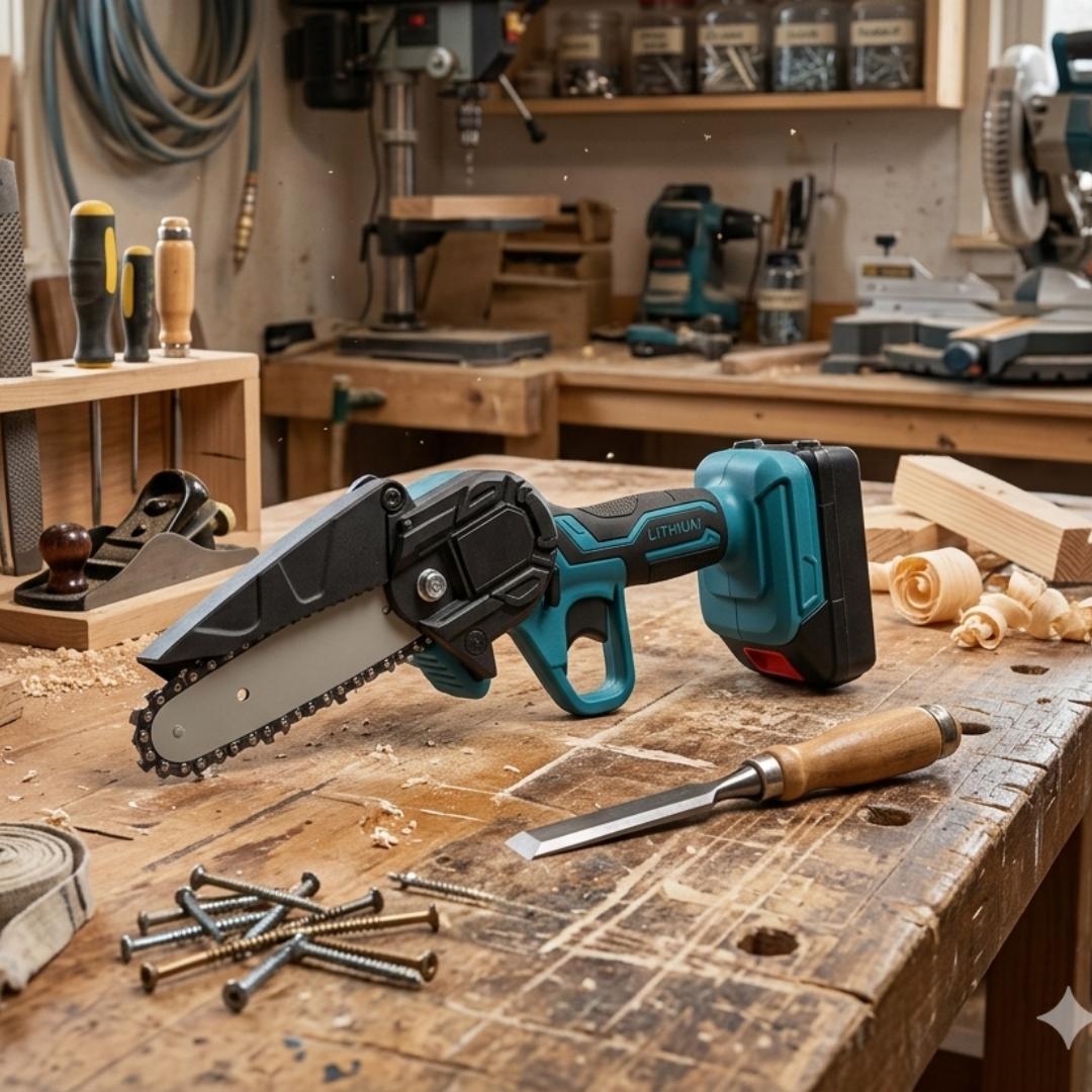 Akku Kettensäge 6 Zoll – SchnittBlitz 3000