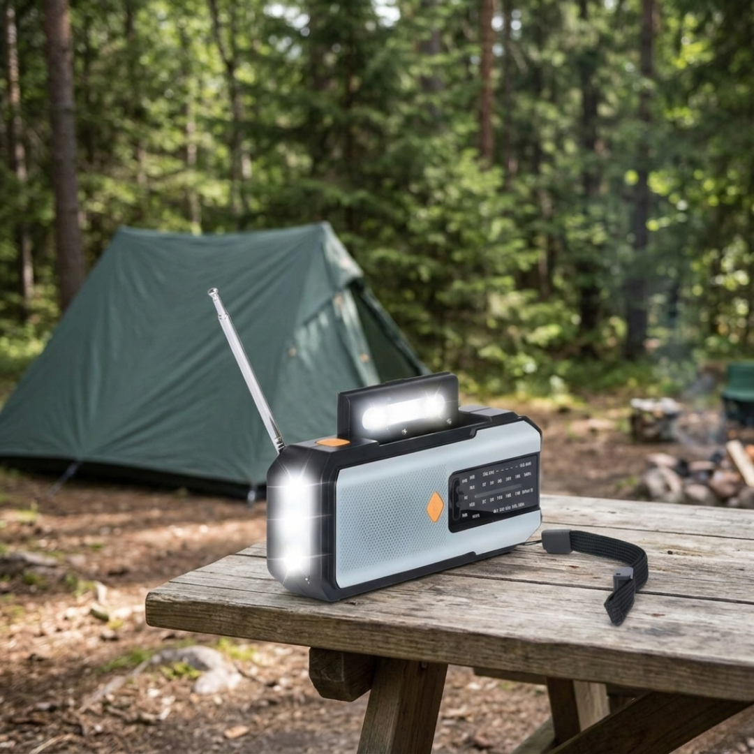 Nordspur | StormLumen Tragbares Kurbelradio