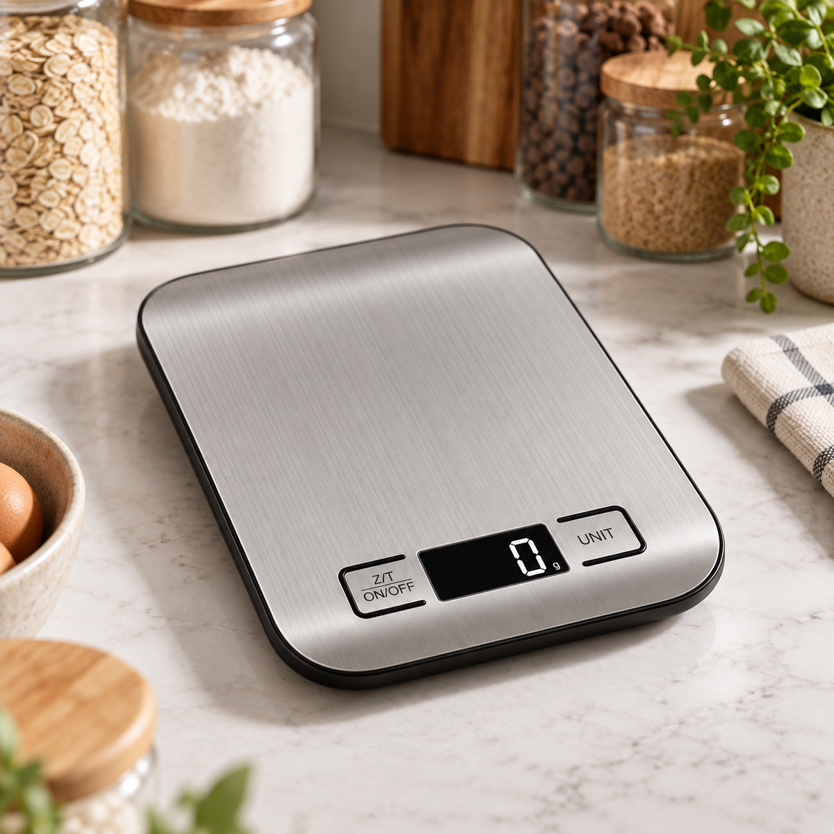 Nordspur | Weighlyx Kompakte digitale Küchenwaage