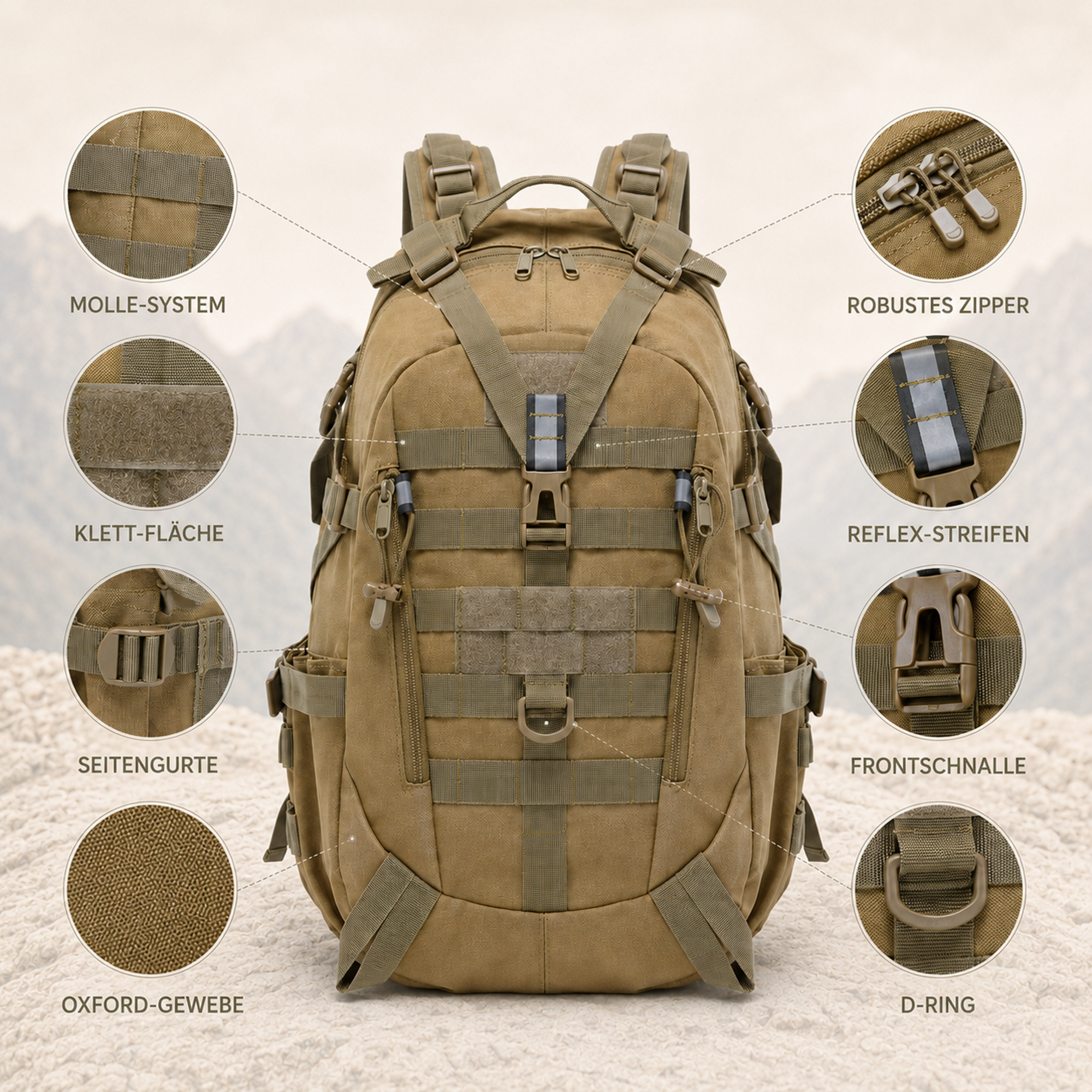 Nordspur | 40-Liter-Taktischer Rucksack