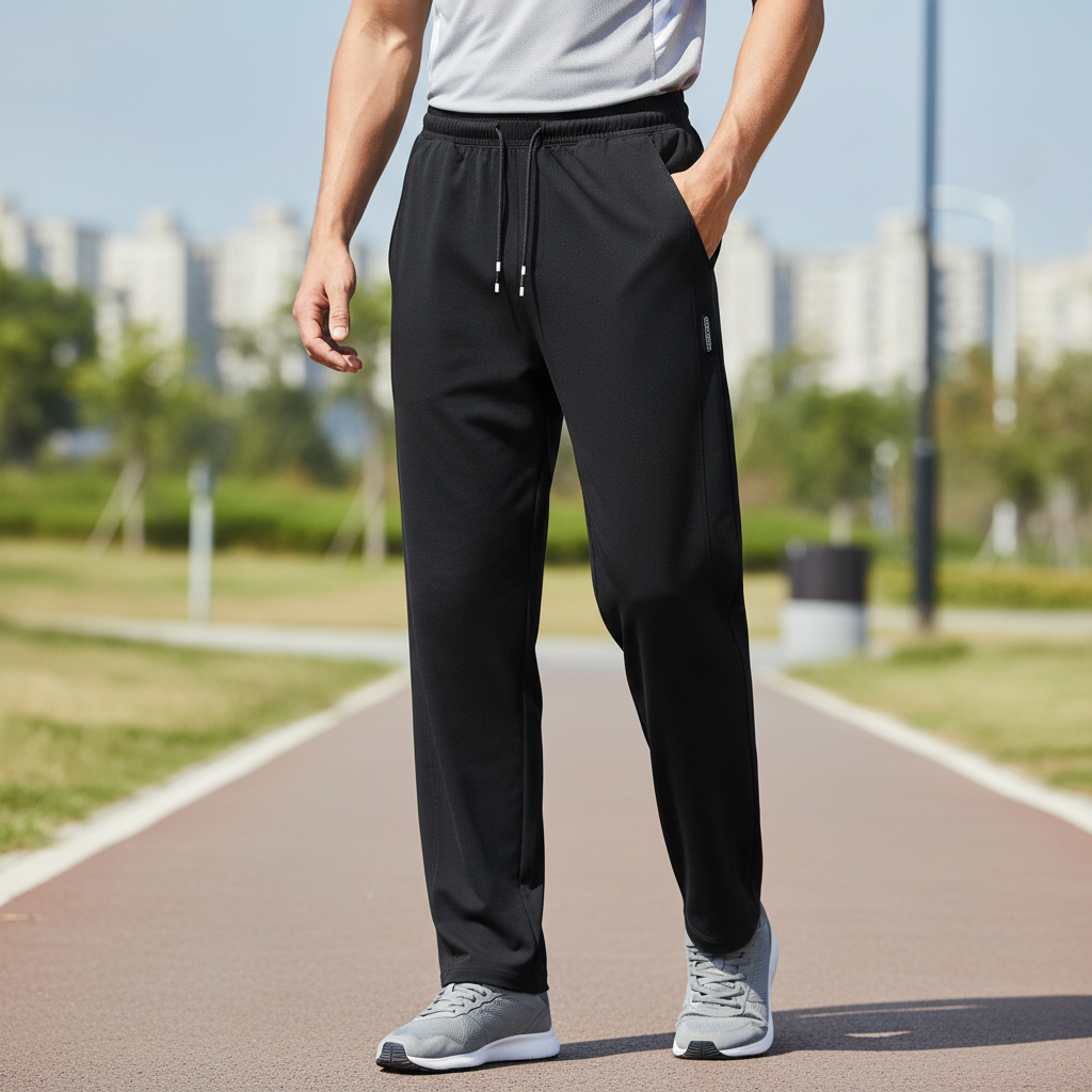 Herren-Laufhose leicht atmungsaktiv schnelltrocknend lockere Passform