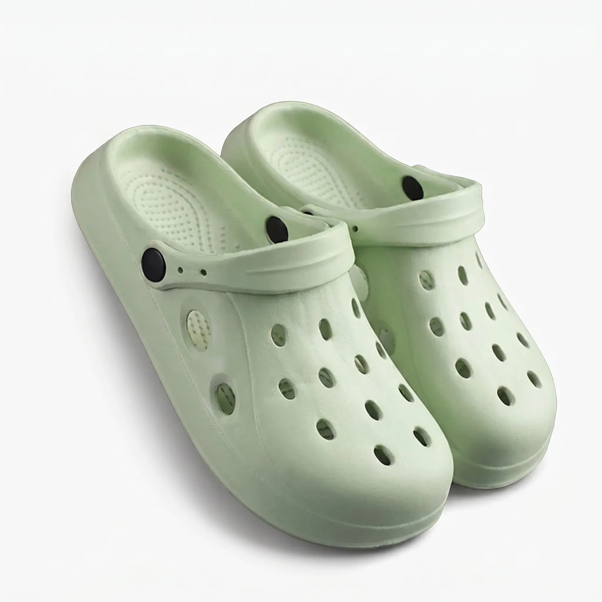 Gartenschlappen Slip-On atmungsaktiv breite Zehenbox rutschfest
