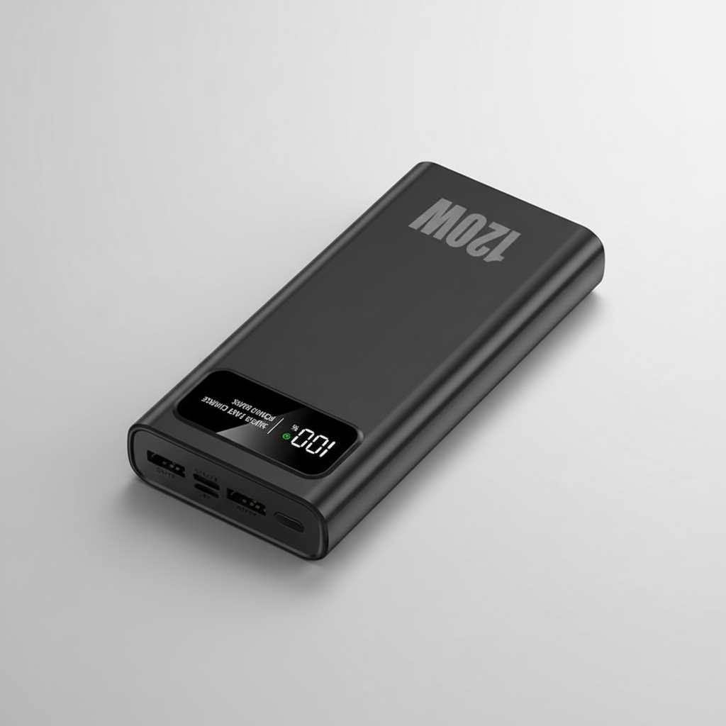 Hochleistungs-Powerbank 20000mAh mit schnellladeausgang und digitalem display