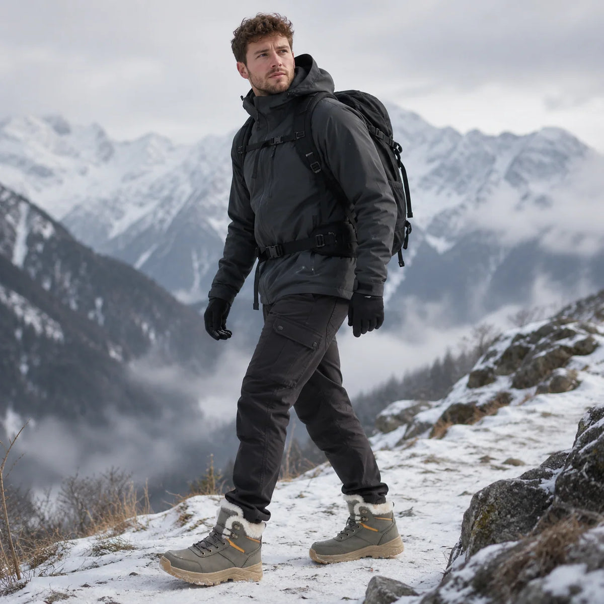 Nordspur | Frostguard Knöchelhohe Winter-Wanderstiefel