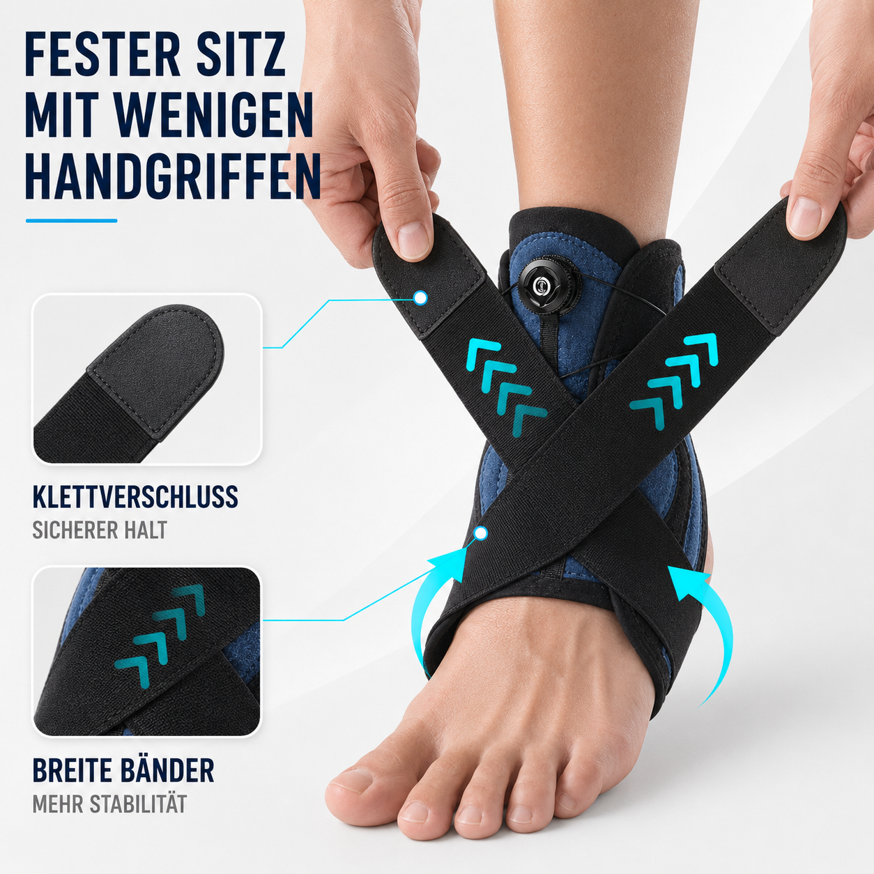 Nordspur | Ankoraid Verstellbare Druck-Knöchelbandage