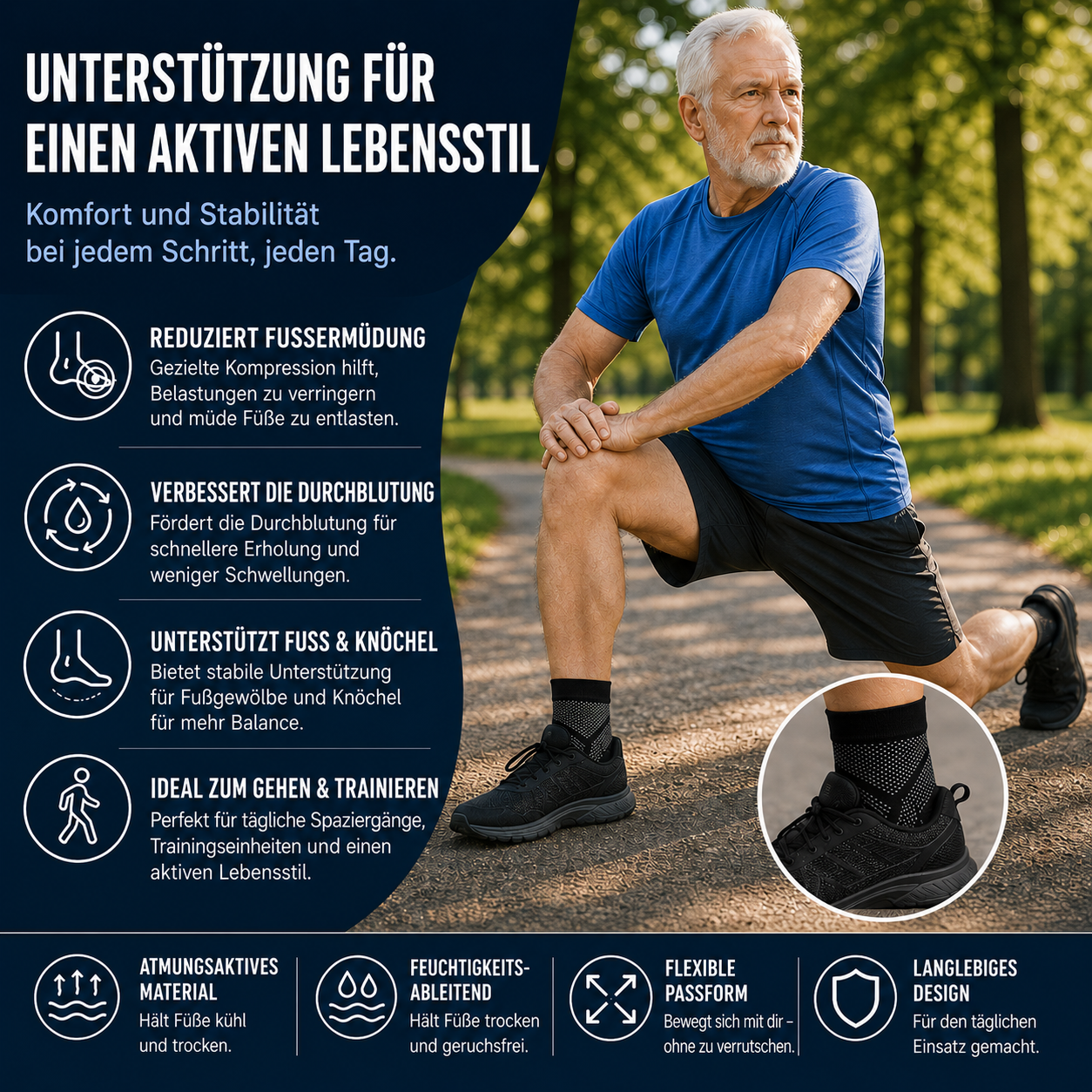 Nordspur | AnkriFit Knöchel-Kompressionsbandage